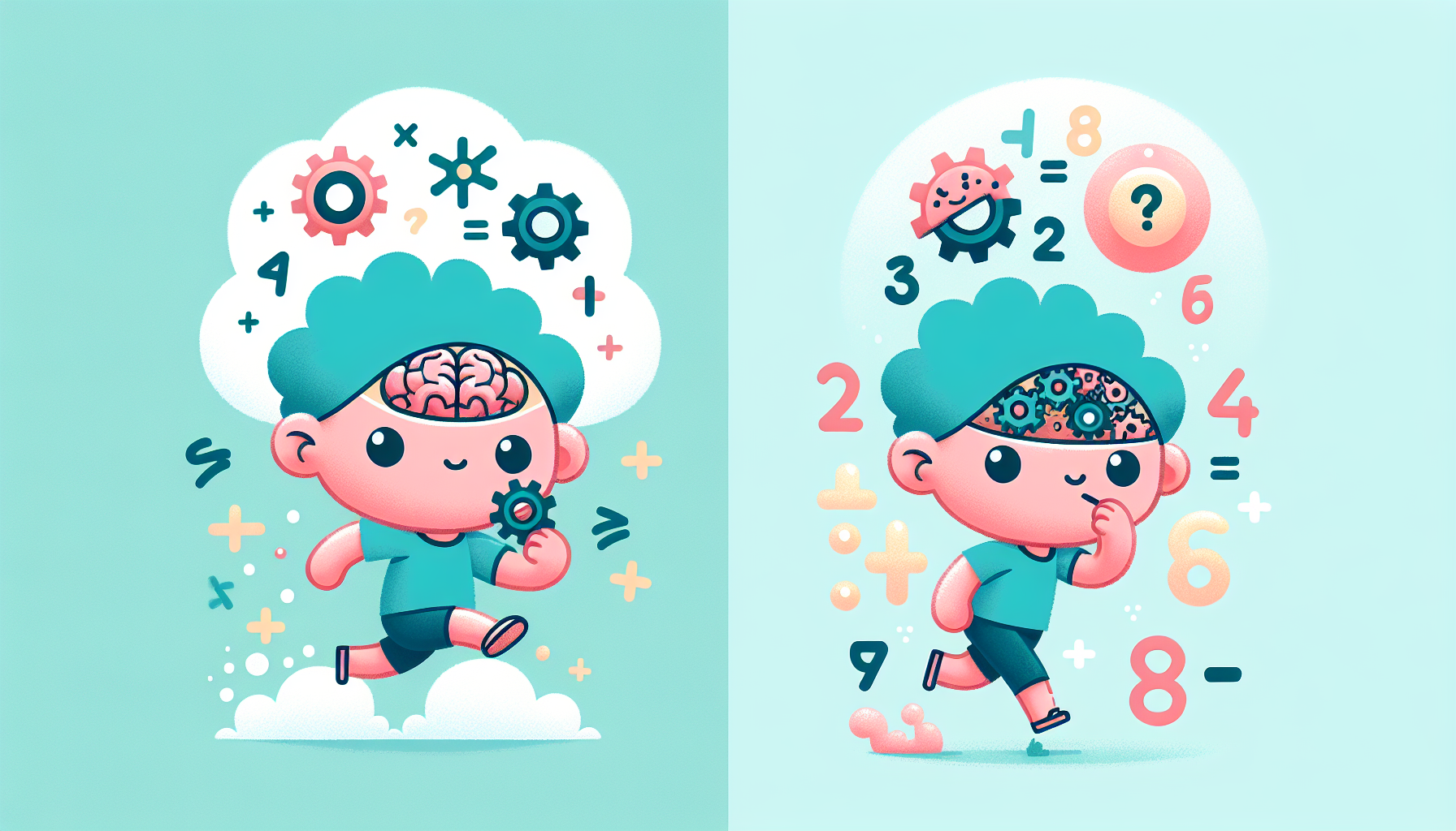 Kind dat de tafels heeft geautomatiseerd en snel rekent