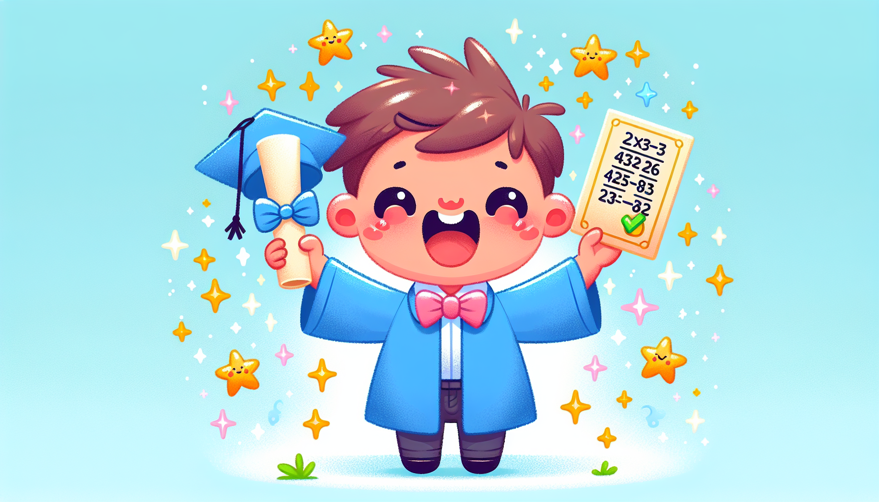 Trots kind dat een tafeldiploma heeft gehaald