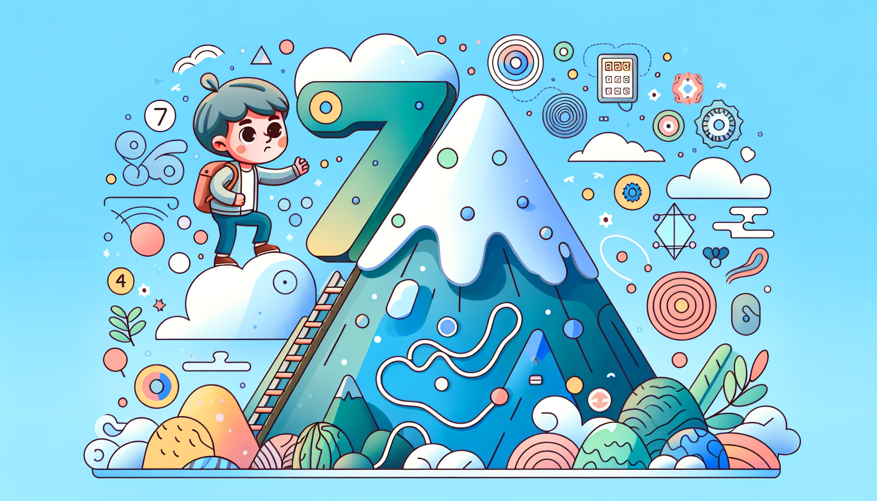 Kind dat de tafel van 7 oefent met geheugentrucjes