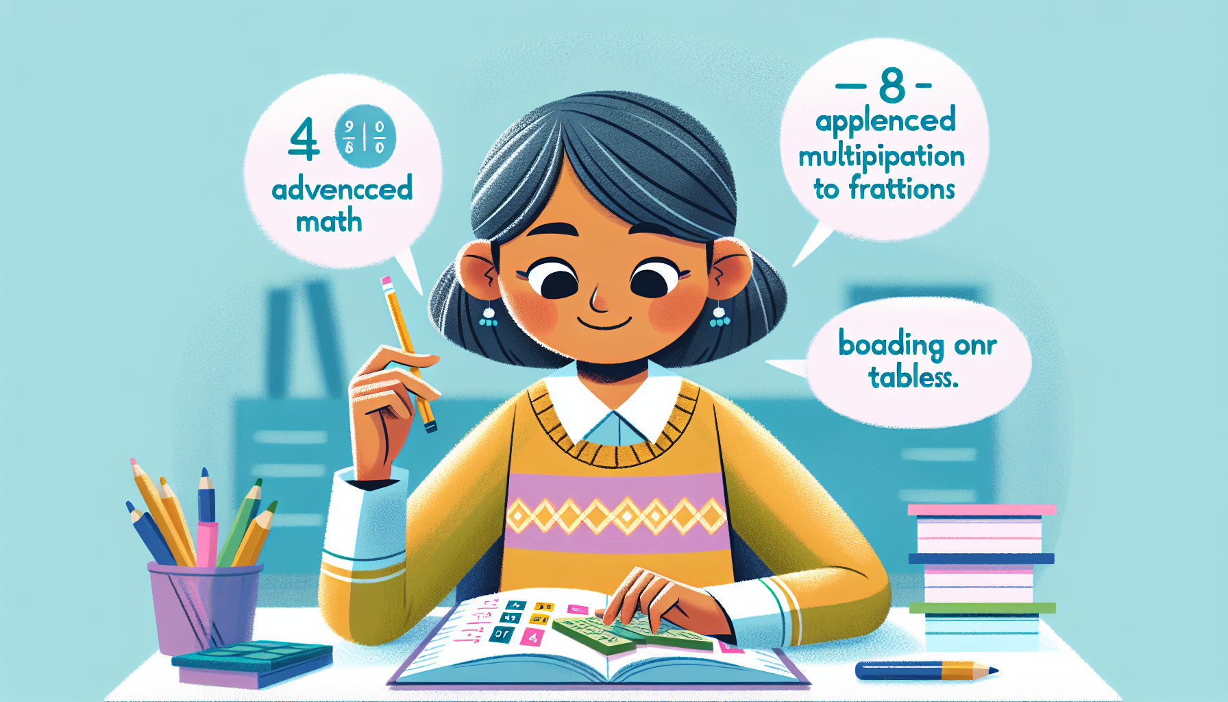 Kind in groep 6 dat tafels toepast bij breuken en deelsommen