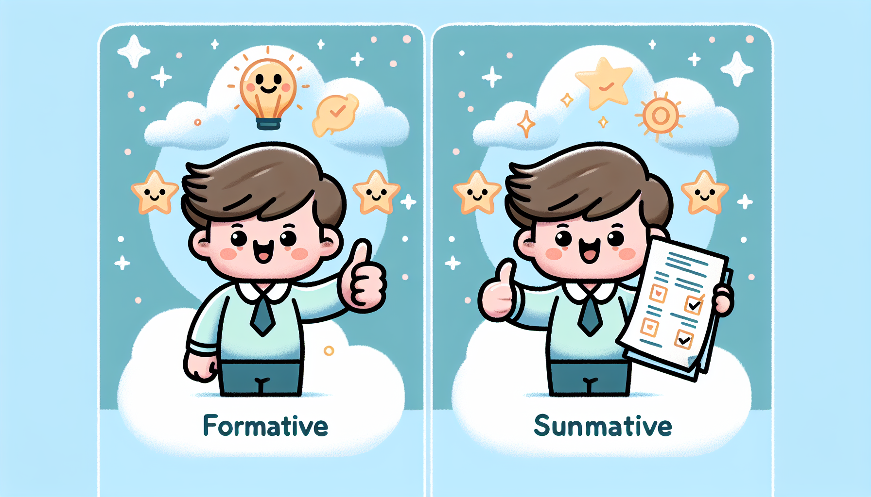 Formatieve en summatieve toetsing van tafels vergeleken