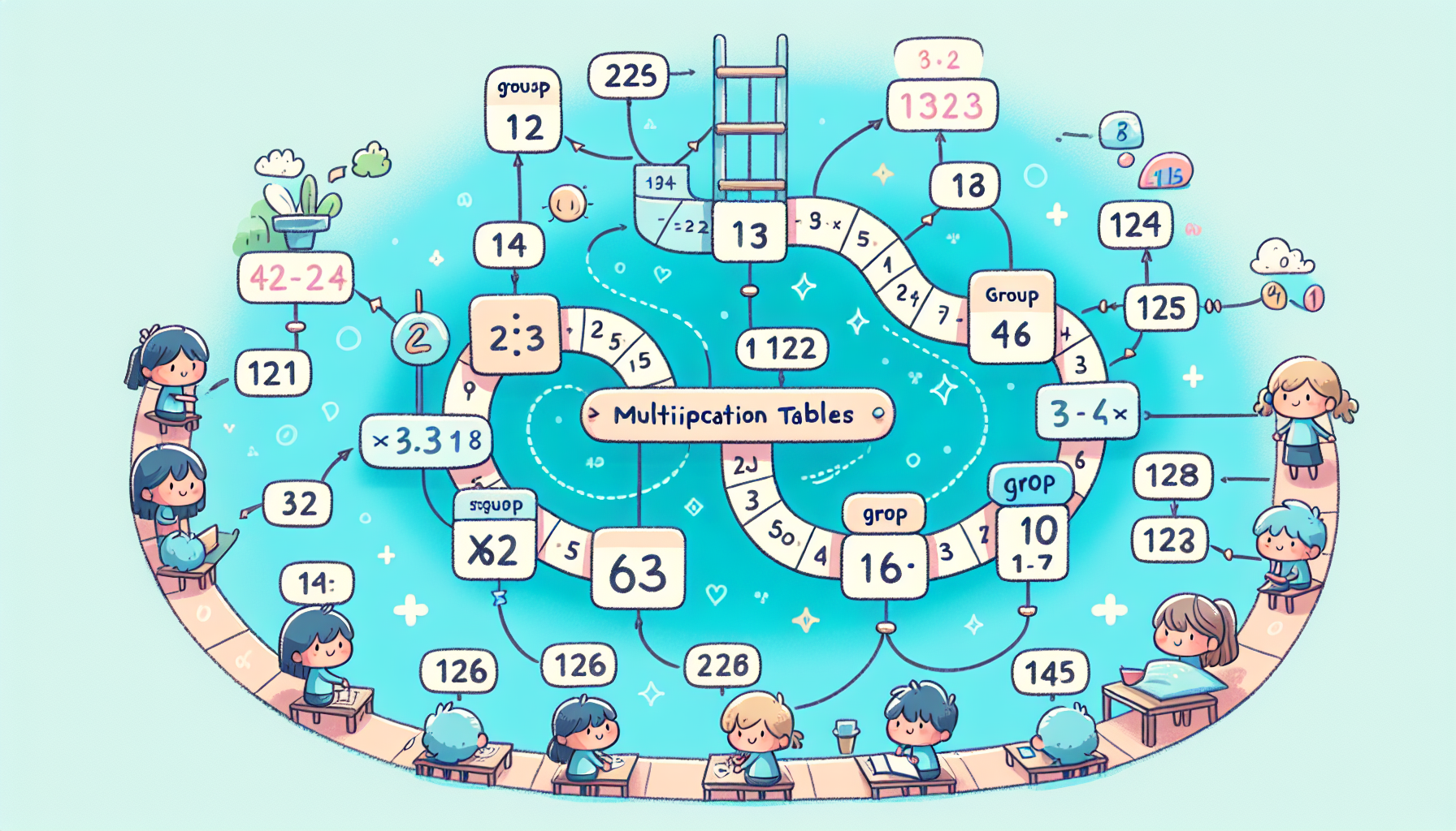 Overzicht welke tafels kinderen leren in groep 4