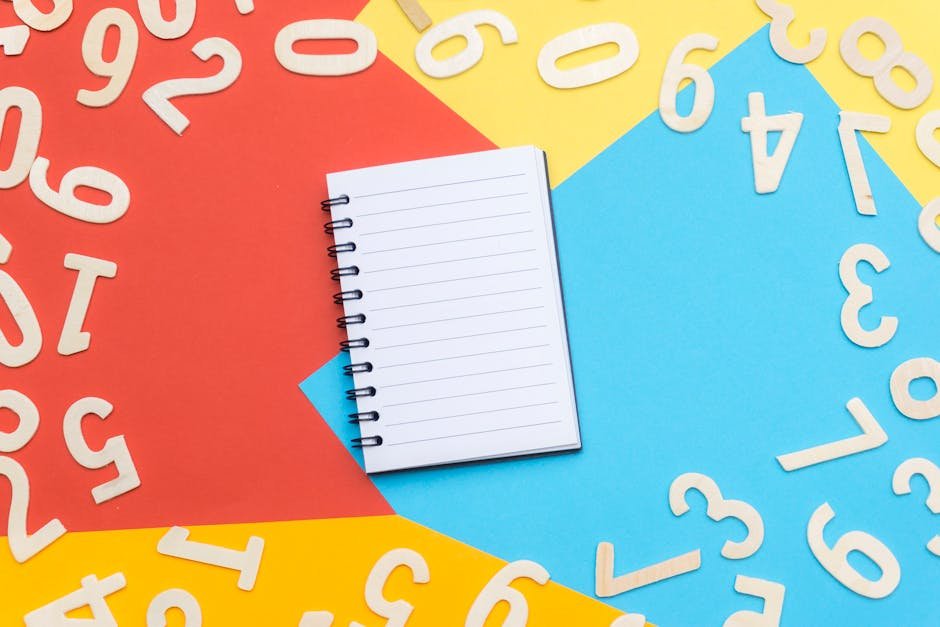 Rekenschrift met getallen