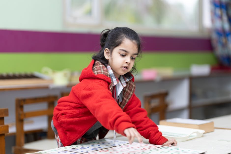 Kind leert actief met beweging