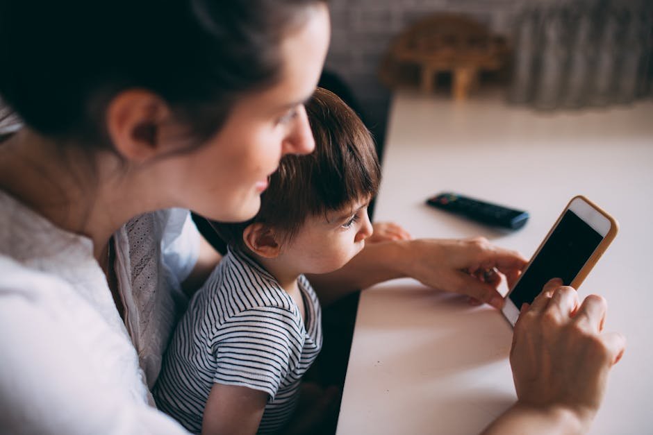 Kind gebruikt apps voor wiskunde