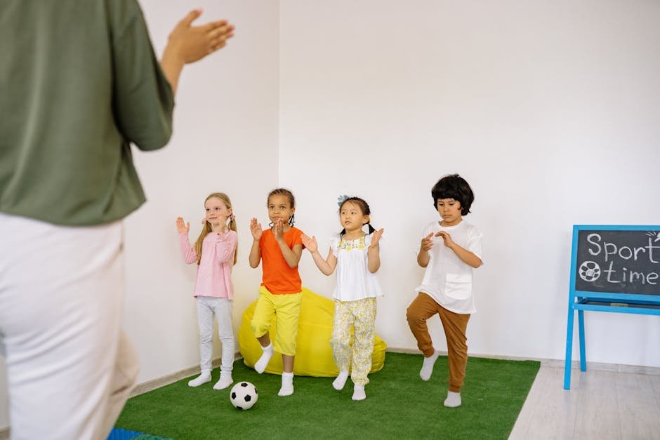 Kind leert rekenen met sport