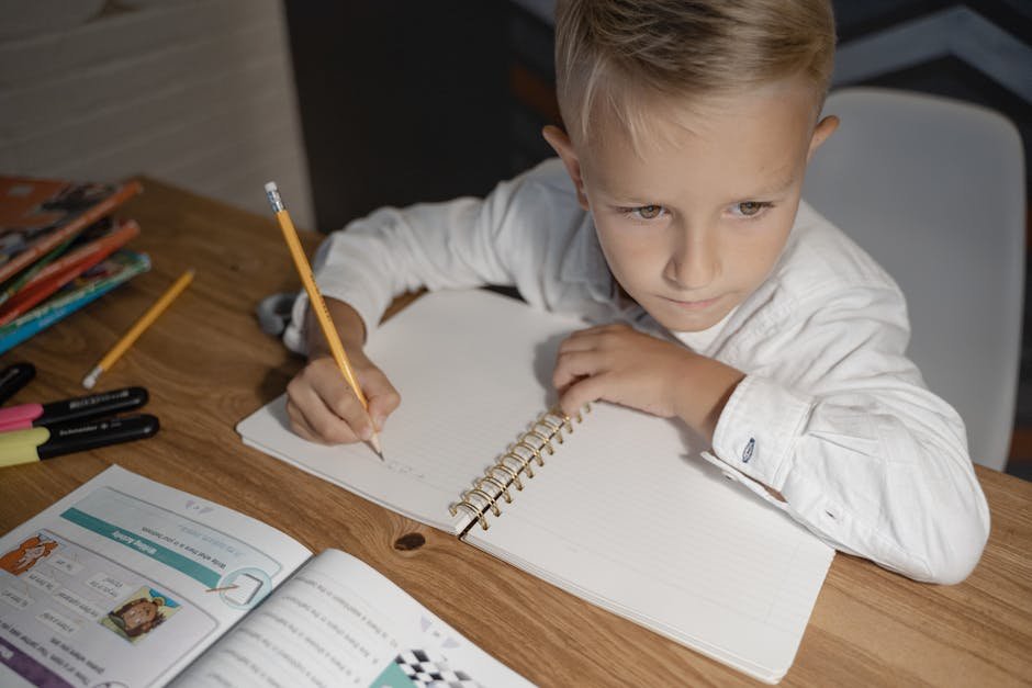 Gemotiveerd kind studeert wiskunde